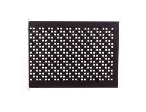 Półka 19 cali 1U głębokość 600mm regulacja +200mm 4-punktowa RAL9005 19-0052C