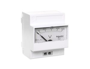 Woltomierz 1-fazowy analogowy modułowy 0-500V VLT 16061