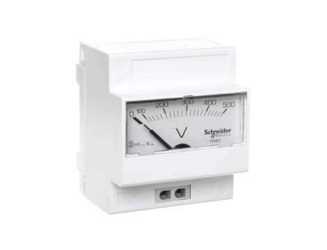 Woltomierz 1-fazowy analogowy modułowy 0-500V VLT 16061