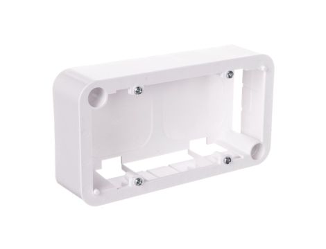 KOS45 Puszka natynkowa podwójna biała 310492