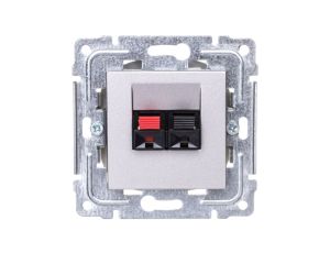DANTE Gniazdo głośnikowe pojedyncze inox 454172
