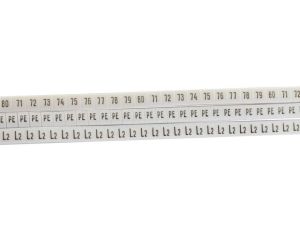 Oznacznik DK1/Z5 /UZIEMIENIE/ biały 89332006 /100szt./
