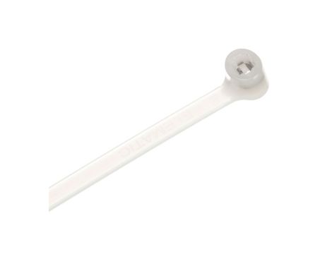 Opaska kablowa 200x4,5 biała 2-LOCK zęby stalowe BMTB2048 /100szt./