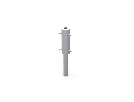 Adapter słupa oświetleniowego na maszt odgromowy L-500mm fi 30/40mm cynkowana ogniowo 66.1 OG /96600102/