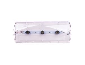 Oprawa awaryjna 3W 1h IP65 IIkl. jednostronna jednozadaniowa HELIOS W 12m HWD/3x1W/C/1/SE/X/TR