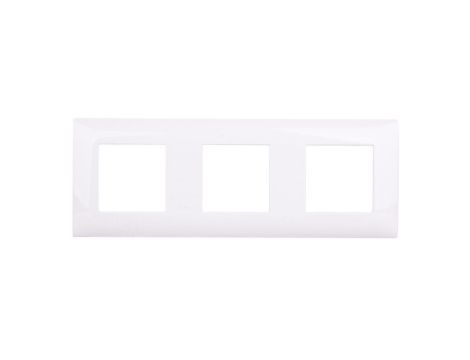 DANTE Ramka potrójna tworzywo ASA BIAŁY 450483