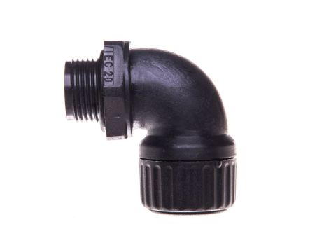 Dławnica kątowa do węża osłonowego M20 IP65 SILVYN HW-M 20x1,5 czarna 55501700 /20 szt./