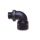 Dławnica kątowa do węża osłonowego M20 IP65 SILVYN HW-M 20x1,5 czarna 55501700 /20 szt./