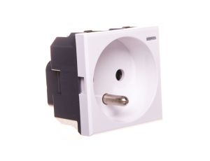 AXOLUTE Gniazdo pojedyncze z/u 16A białe HD4142AN