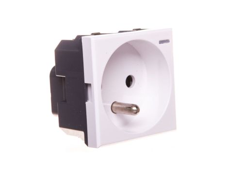 AXOLUTE Gniazdo pojedyncze z/u 16A białe HD4142AN