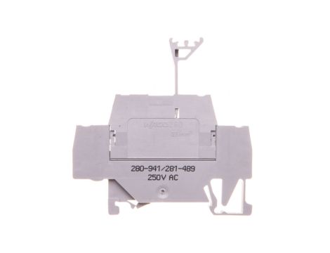 Złączka szynowa 2-piętrowa diodowa 2,5mm2 szara 280-941/281-489 /50szt./
