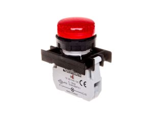 Lampka sygnalizacyjna B z LED, 12-30V AC/DC, czerwona T0-B060XK