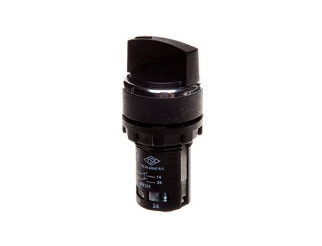Przycisk pokrętny, monoblok, 2NO, stabilny, 60 stopni, II-0-I T0-MB101S30