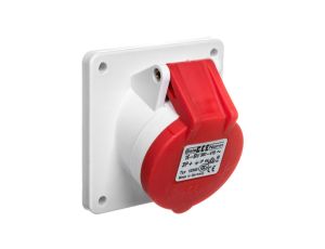 Gniazdo tablicowe 16A 4P 400V 6h IP44 skośne 12500