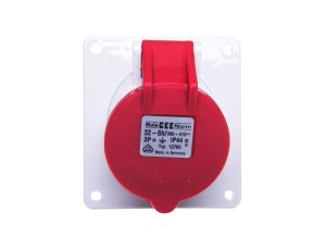 Gniazdo tablicowe 32A 4P 400V 6h IP44 skośne Quick-Connect 12795