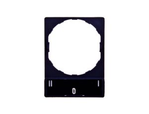 Szyld opisowy 30x40mm z etykietą 8x27mm I-0-II ZBY2186