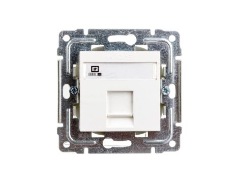 DANTE Gniazdo komputerowe RJ45 kat.5e nieekranowane białe 450465