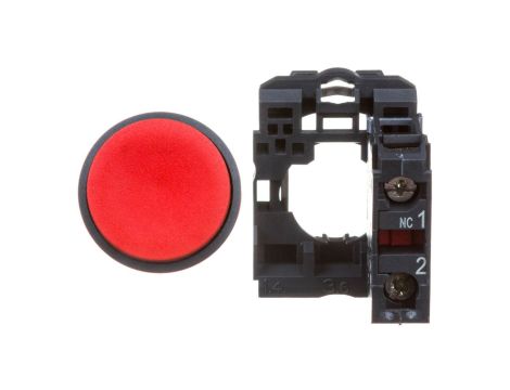 Przycisk sterowniczy 22mm czerwony z samopowrotem 1R wystający XB5AL42