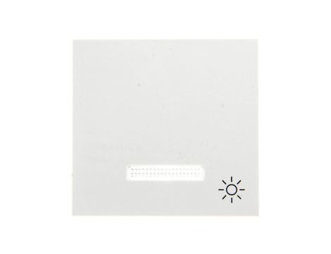 Lumina Klawisz kontrolny z symbolem Światło” z soczewką biały WL6120