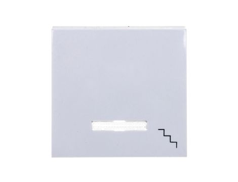 Lumina Klawisz kontrolny z symbolem Schody” z soczewką biały WL6130