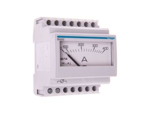 Amperomierz analogowy talblicowy 0-400A klasa 1,5 70x85mm SM400