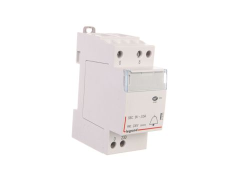 Transformator dzwonkowy modułowy TR304 230/8V 4VA 0,5A 413090