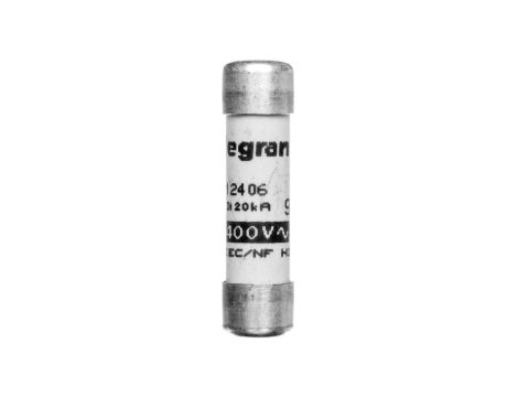 Wkładka bezpiecznikowa cylindryczna 8,5x31,5mm 6A gG 400V /z sygnalizacją/ 012406