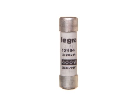 Wkładka bezpiecznikowa cylindryczna 8,5x31,5mm 4A gG 400V /z sygnalizacją/ 012404 /10szt./
