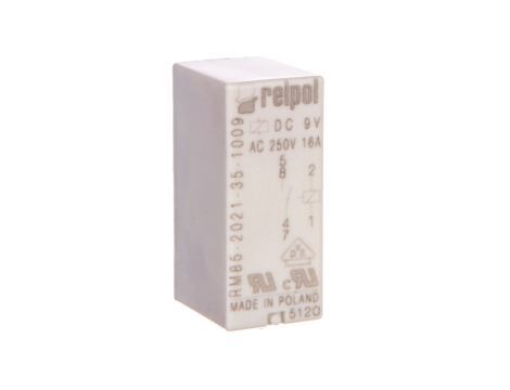 Przekaźnik miniaturowy 1P 16A 9V DC PCB RM85-2021-35-1009 600102 /20szt./