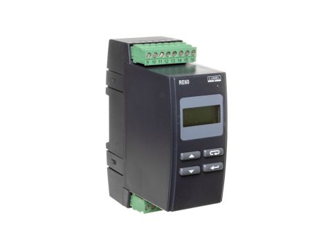 Regulator temperatury na szynę wejście NiCr-NiAl 0-1300st.C wyjście główne przekaźnikowe wyjście alarmowe 1 przekaźnik zasilanie