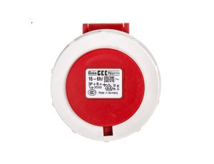 Gniazdo przenośne 16A 5P 400V 6h IP67 QUICK-CONNECT TE Plus z zintegrowanym zadławieniem MULTI-GRIP 31243