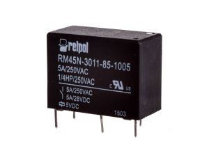 Przekaźniki miniaturowy 1P 5A 5V DC PCB RM45N-3011-85-1005 2614957