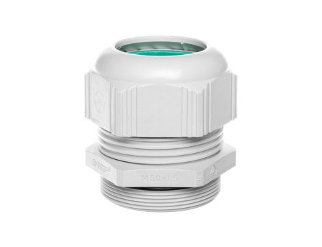 Dławnica kablowa bezhalogenowa M50 IP68 SKINTOP ST-HF-M 50x1,5 jasnoszara 53111467 /5szt./