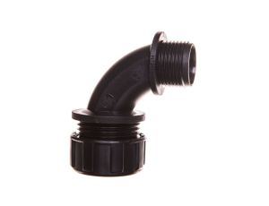 Dławnica kątowa do węża osłonowego M20 IP65 SILVYN MPC 90stopni M20x1,5/2 czarna 55502482 /10szt./