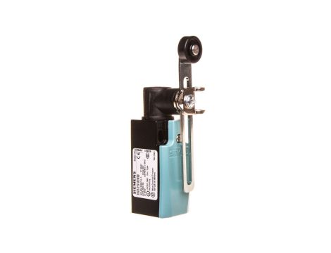 Wyłącznik krańcowy 1Z 1R migowe metal 31mm dźwignia uchylna 100mm regulowana z rolką 19mm z tworzywa IP67 3SE5212-0CK50