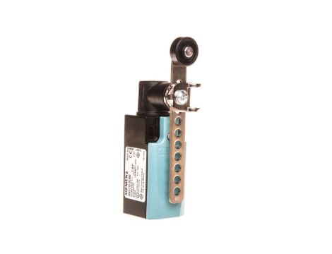 Wyłącznik krańcowy 1Z 1R migowe metal 31mm dźwignia uchylna 100mm regulowana krokowo z rolką 19mm z tworzywa IP67 33SE5212-0CK60