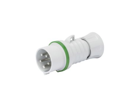 Wtyczka przenośna 4P 16A 50V zielona IP44 10H IEC 309 HP GW60705H /opak. 15/