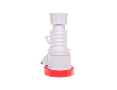 Gniazdo przenośne 5P 32A 400V czerwone IP66/IP67/IP68/IP69 6H IEC 309 HP GW62042H /opak. 15/