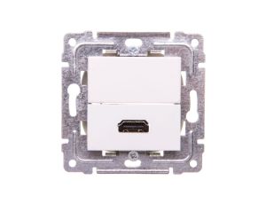 DANTE Gniazdo multimedialne HDMI białe 450450