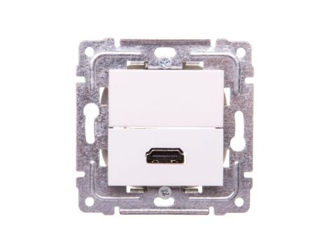 DANTE Gniazdo multimedialne HDMI białe 450450