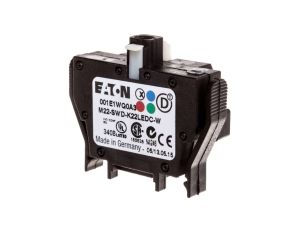 Styk pomocniczy 2P z diodą LED białą montaż czołowy SmartWire-DT 116009