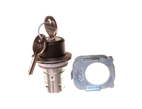 Napęd przełącznika 2 położeniowy O-I 30mm 2x klucz RONIS SB30 z samopowrotem metal mat IP69k Sirius ACT 3SU1060-4LC01-0AA0