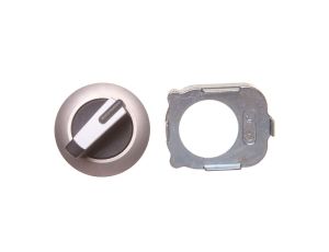 Napęd przełącznika 2 położeniowy O-I 30mm biały z podświetleniem z samopowrotem metal mat IP69k Sirius ACT 3SU1062-2DC60-0AA0