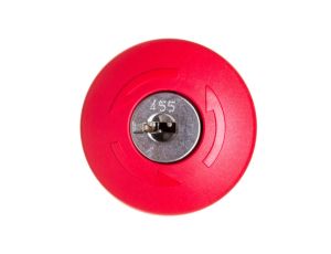 Przycisk bezpieczeństwa 22mm z zamkiem Ronis nr SB30 metal czerwony 40mm 2 klucze IP69k SIRIUS ACT 3SU1050-1HG20-0AA0