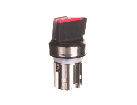 Napęd przełącznika 3 położeniowy I-O-II 22mm czerwony z podświetleniem bez samopowrotu metal mat IP69k Sirius ACT 3SU1052-2BL2