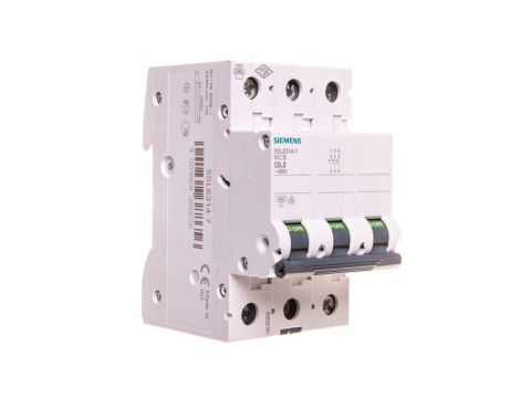 Wyłącznik nadprądowy 3P C 0.3A 6kA AC 5SL6314-7