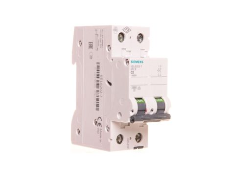 Wyłącznik nadprądowy 2P C 2A 6kA AC 5SL6202-7