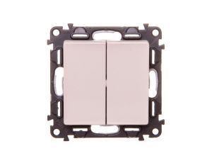 VALENA LIFE Przycisk przełączny podwójny kremowy 752218