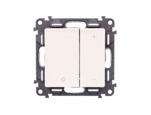 VALENA LIFE Ściemniacz przyciskowy kremowy 752262