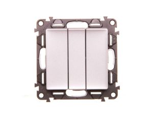 VALENA LIFE Łącznik potrójny aluminium 752303